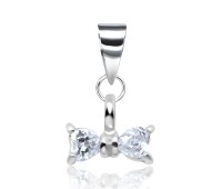 Cutie Bow Silver Pendant SPEB-97n